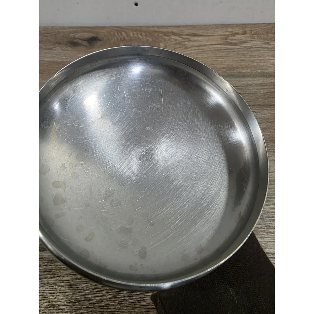 Vtg. Revere Ware 1801 Sauce Pan 1 Qt Stainless Steel Copper Clad Bottom W/ Lid